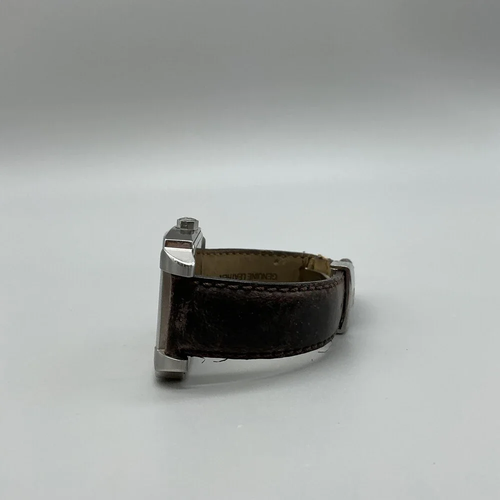 Tissot Men Watch 37mm Brown Dial Brown Leather Swiss Date T005.510.A New Battery